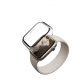FORCE Coque pour Apple Watch 5/6/SE transparente avec contours noirs