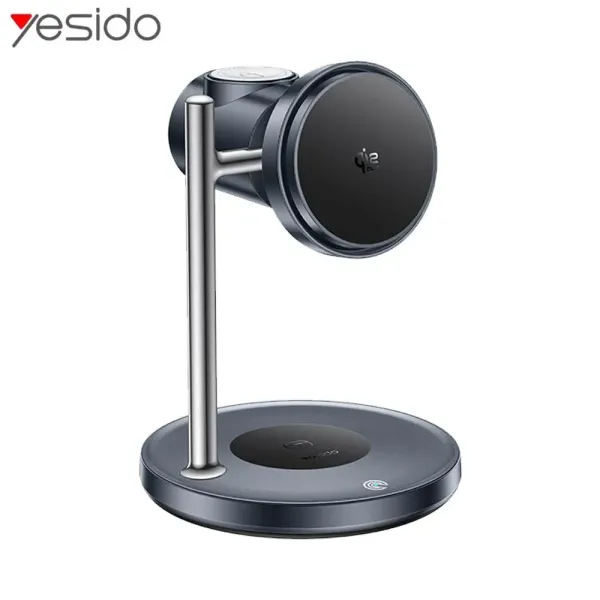 YESIDO Station de Charge sans Fil Qi2 32.5W 3 en 1
