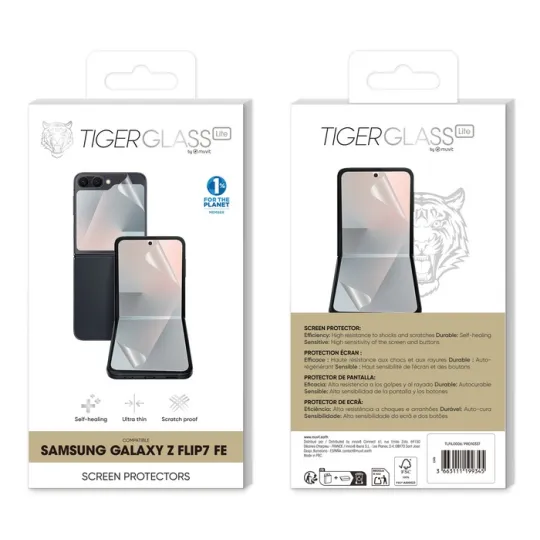 TIGER Protection d'écran Samsung Galaxy Z Flip7 FE