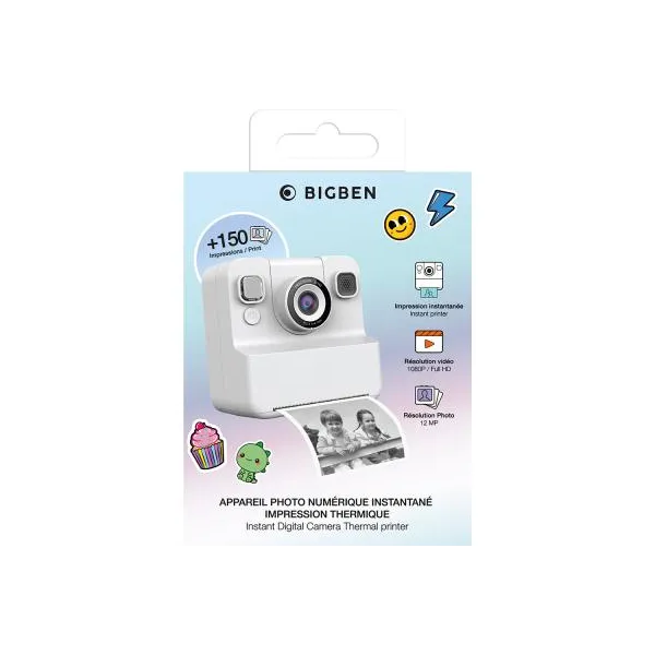 BIGBEN Appareil photo instantané Imprimante thermique