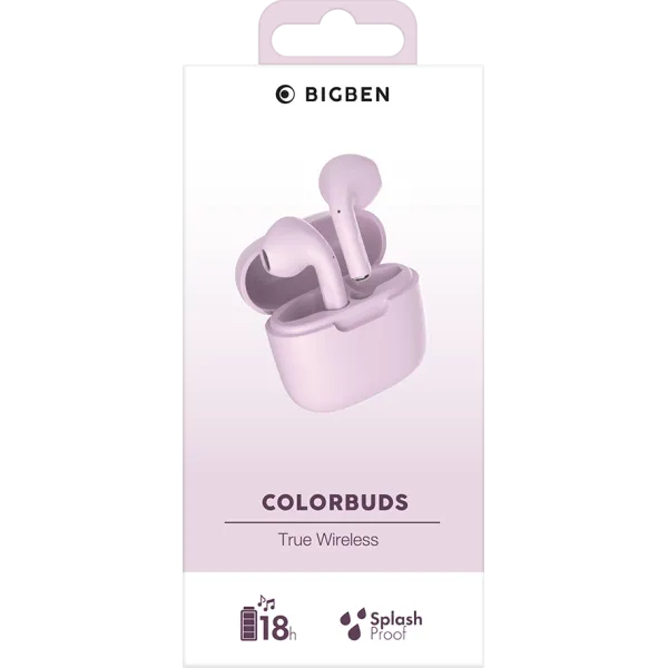 BIGBEN Ecouteurs ColorBuds True Wireless Rose