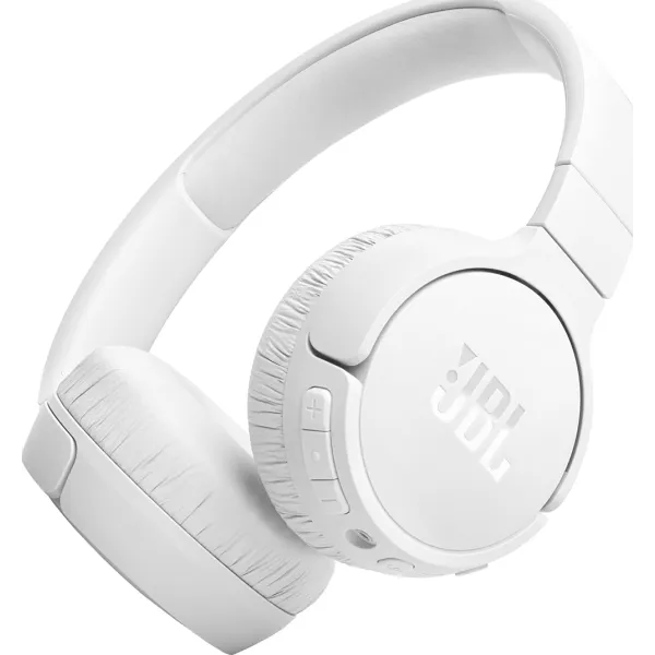 JBL Casque Bluetooth Tune 670NC ANC avec Micro Supra-auriculaire blanc
