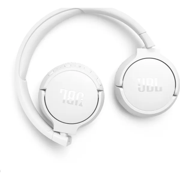 JBL Casque Bluetooth Tune 670NC ANC avec Micro Supra-auriculaire blanc