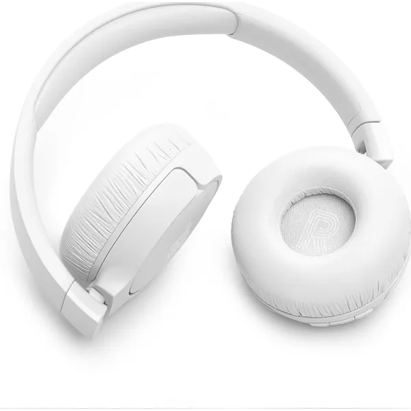 JBL Casque Bluetooth Tune 670NC ANC avec Micro Supra-auriculaire blanc