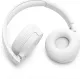 JBL Casque Bluetooth Tune 670NC ANC avec Micro Supra-auriculaire blanc