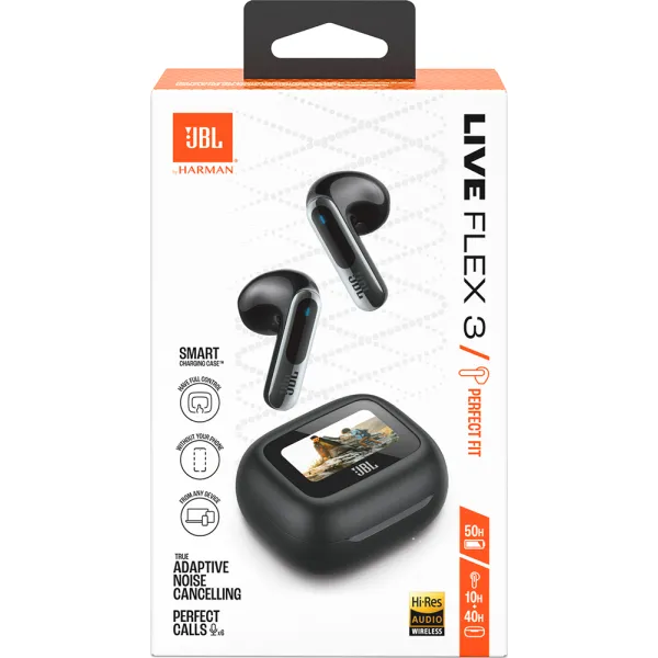 JBL Live Flex 3 Ecouteurs True Wireless ANC Noir
