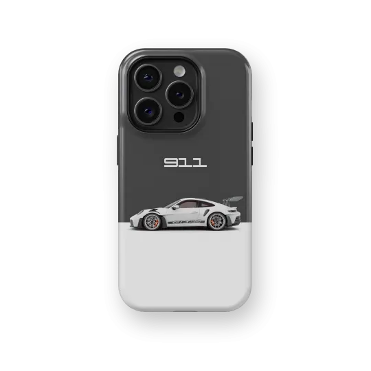 Red Brake Caliper Porsche | Coque de téléphone 3D 2en1 Ultra-résistante