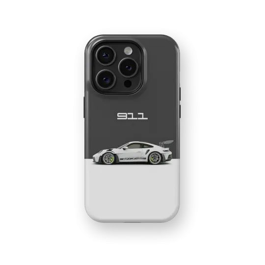 Green Brake Caliper Porsche | Coque de téléphone 3D 2en1 Ultra-résistante