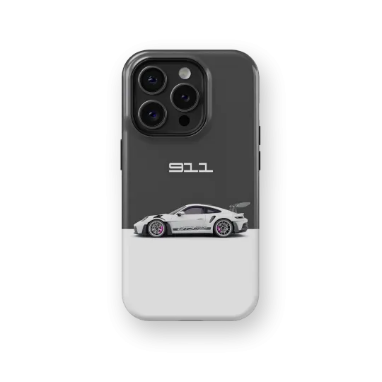 Pink Brake Caliper Porsche | Coque de téléphone 3D 2en1 Ultra-résistante