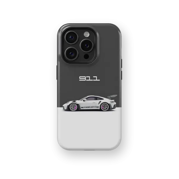 Pink Brake Caliper Porsche | Coque de téléphone 3D 2en1 Ultra-résistante