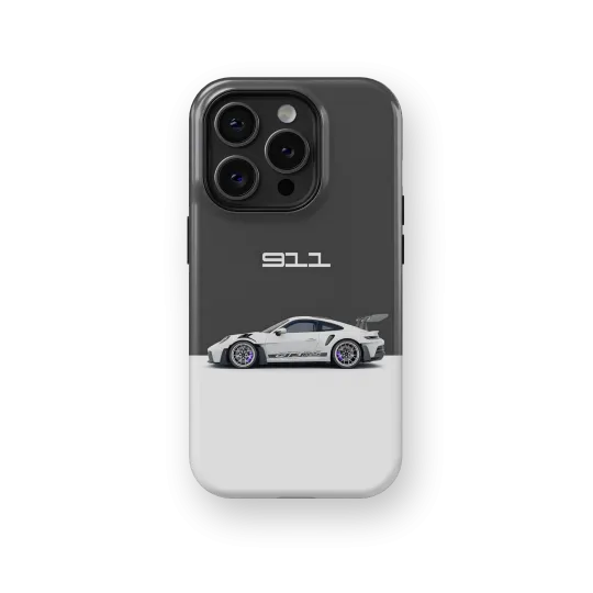 Purple Brake Caliper Porsche | Coque de téléphone 3D 2en1 Ultra-résistante