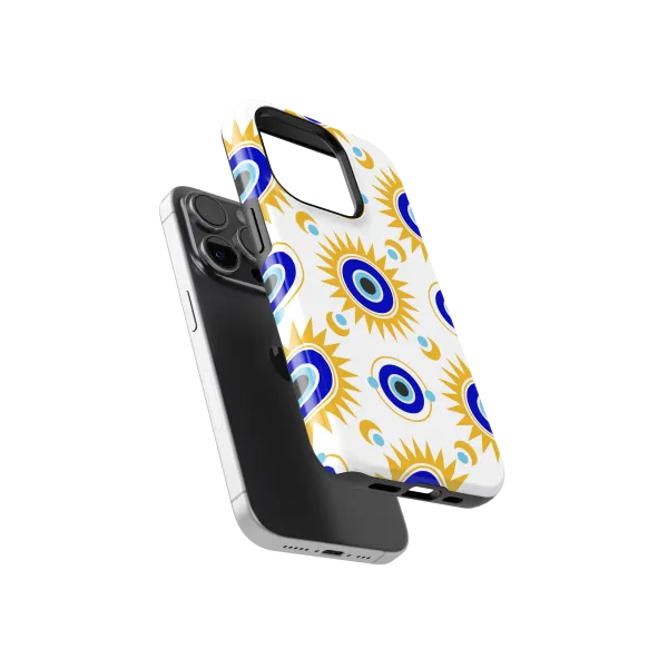 Golden Gaze | Coque de téléphone 3D 2en1 Ultra-résistante