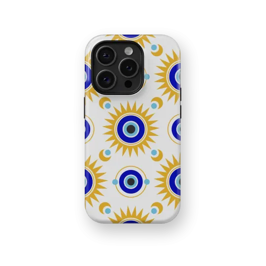 Golden Gaze | Coque de téléphone 3D 2en1 Ultra-résistante