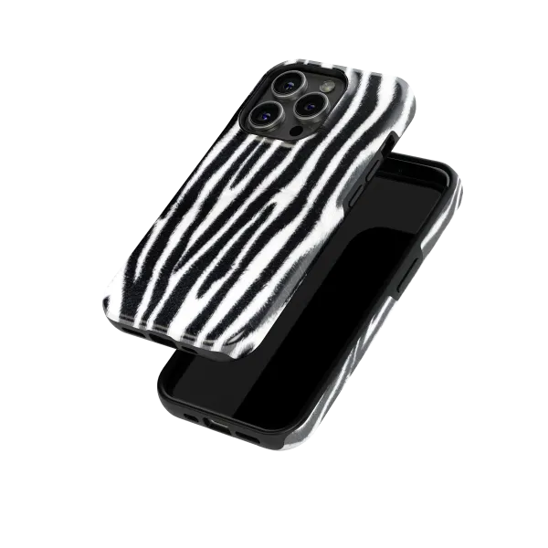 Zebra Chic | Coque de téléphone 3D 2en1 Ultra-résistante