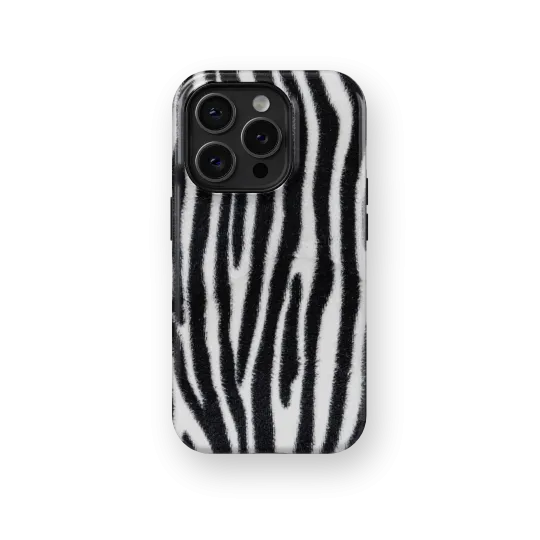 Zebra Chic | Coque de téléphone 3D 2en1 Ultra-résistante