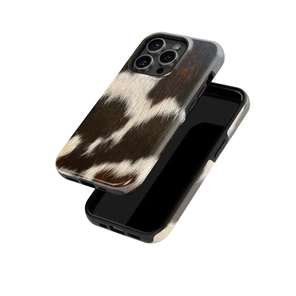 Cowhide Charm | Coque de téléphone 3D 2en1 Ultra-résistante