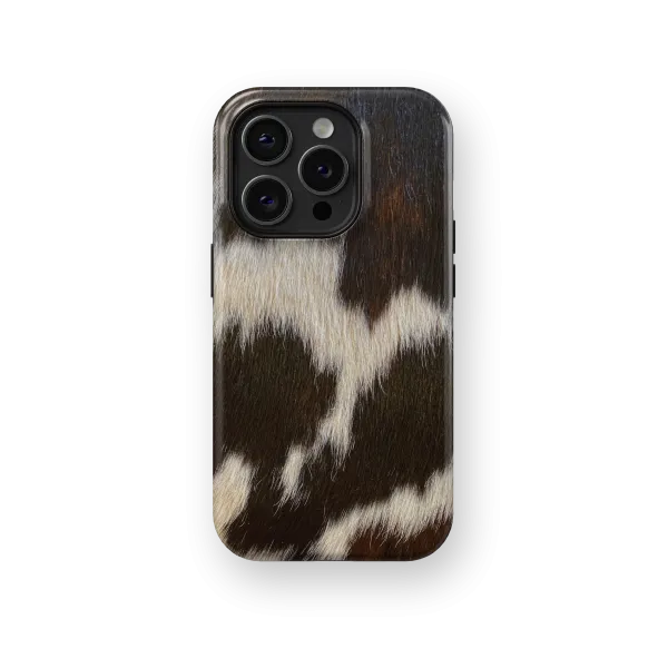Cowhide Charm | Coque de téléphone 3D 2en1 Ultra-résistante