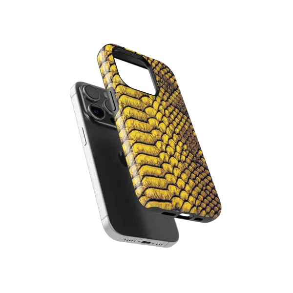 Sunlit Scales | Coque de téléphone 3D 2en1 Ultra-résistante