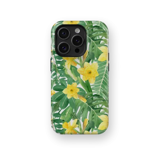 Tropical Daffodil | Coque de téléphone 3D 2en1 Ultra-résistante