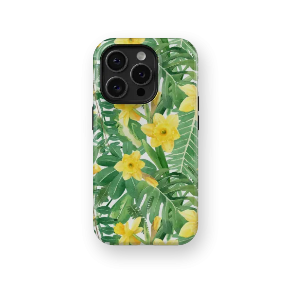 Tropical Daffodil | Coque de téléphone 3D 2en1 Ultra-résistante