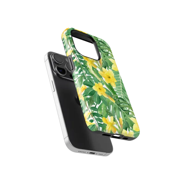 Tropical Daffodil | Coque de téléphone 3D 2en1 Ultra-résistante