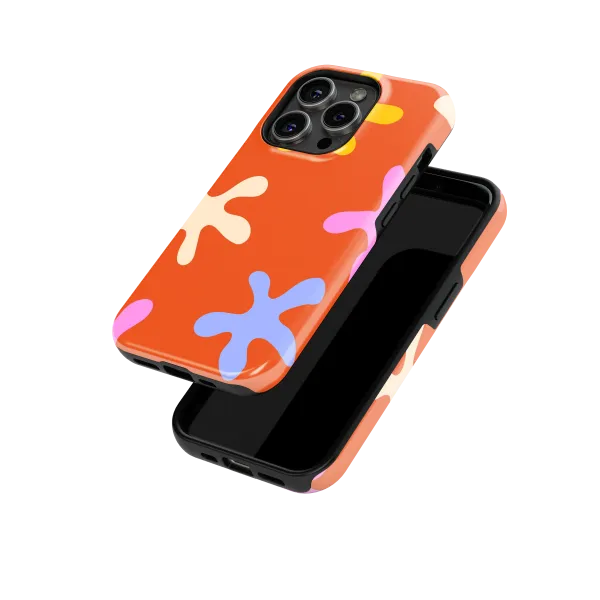 Sponge Flowers | Coque de téléphone 3D 2en1 Ultra-résistante