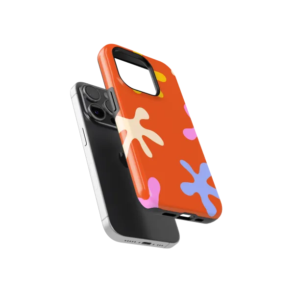 Sponge Flowers | Coque de téléphone 3D 2en1 Ultra-résistante