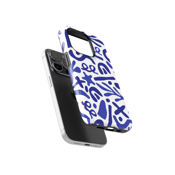 Blue Stems | Coque de téléphone 3D 2en1 Ultra-résistante