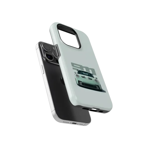 Bland Turquoise Porsche | Coque de téléphone 3D 2en1 Ultra-résistante