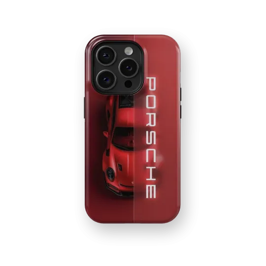 Porsche Team | Coque de téléphone 3D 2en1 Ultra-résistante
