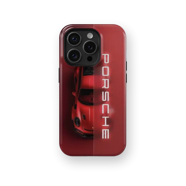 Porsche Team | Coque de téléphone 3D 2en1 Ultra-résistante