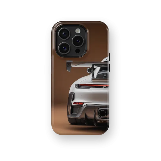 Back Luxury Porsche | Coque de téléphone 3D 2en1 Ultra-résistante