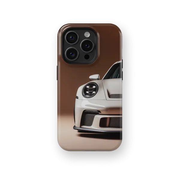 Front Luxury Porsche | Coque de téléphone 3D 2en1 Ultra-résistante