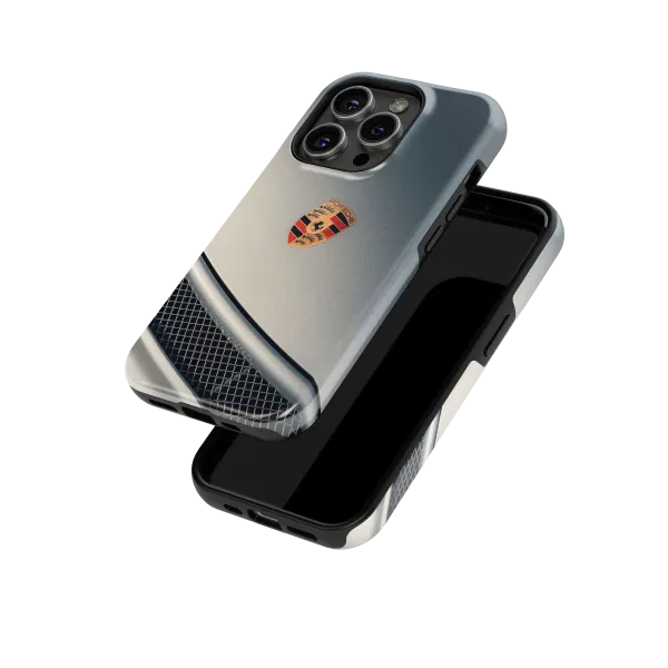Porsche Badge | Coque de téléphone 3D 2en1 Ultra-résistante