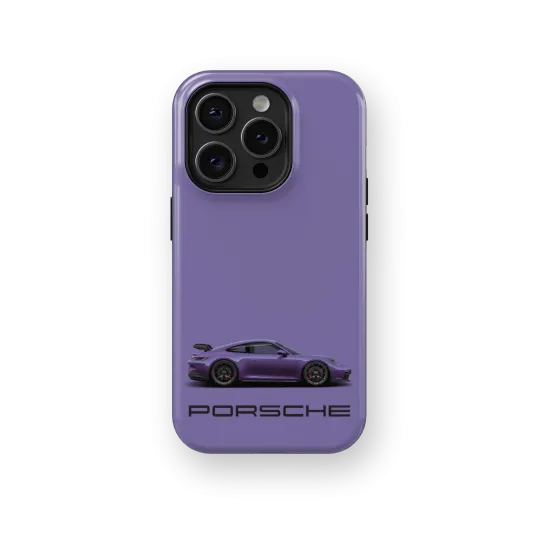 Purple Porsche | Coque de téléphone 3D 2en1 Ultra-résistante