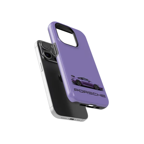 Purple Porsche | Coque de téléphone 3D 2en1 Ultra-résistante