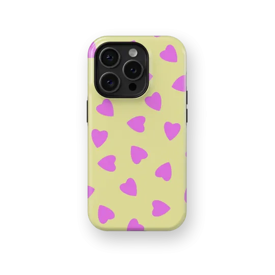 Strawberry Vanilla Love | Coque de téléphone 3D 2en1 Ultra-résistante