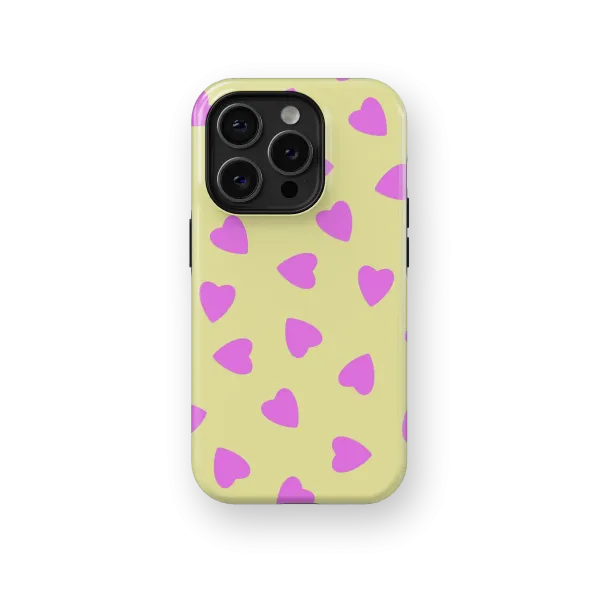 Strawberry Vanilla Love | Coque de téléphone 3D 2en1 Ultra-résistante