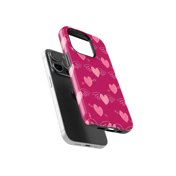 Love Gives Wings | Coque de téléphone 3D 2en1 Ultra-résistante
