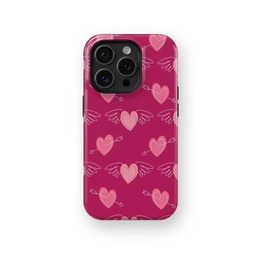 Love Gives Wings | Coque de téléphone 3D 2en1 Ultra-résistante