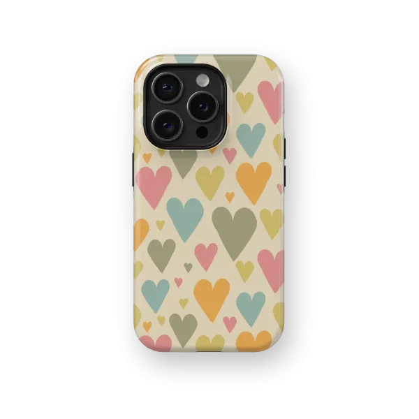 Retro Romance | Coque de téléphone 3D 2en1 Ultra-résistante