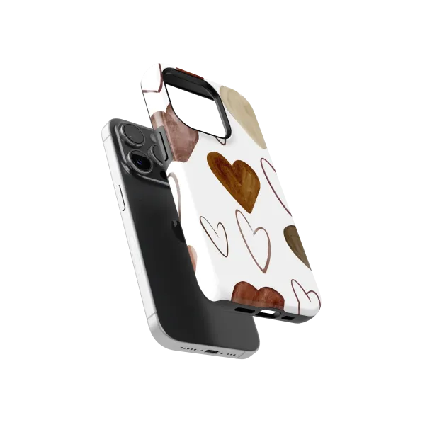 Autumn Love | Coque de téléphone 3D 2en1 Ultra-résistante