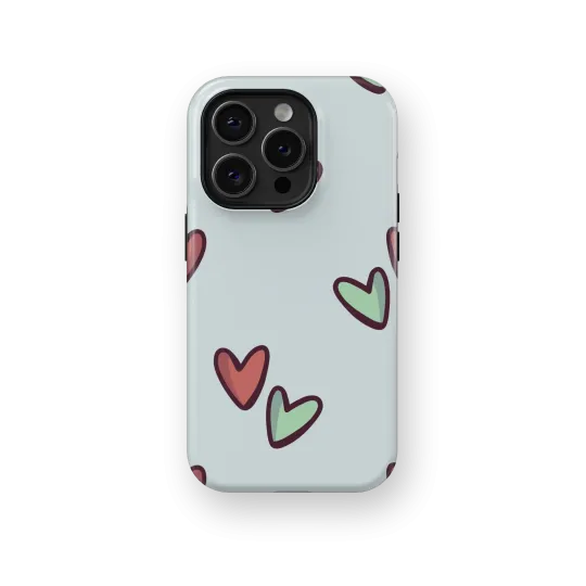 Little Hearts | Coque de téléphone 3D 2en1 Ultra-résistante