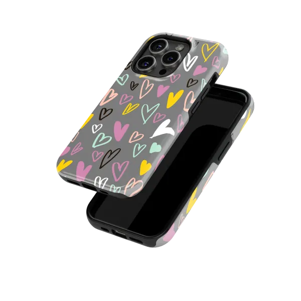 Dynamic Love | Coque de téléphone 3D 2en1 Ultra-résistante