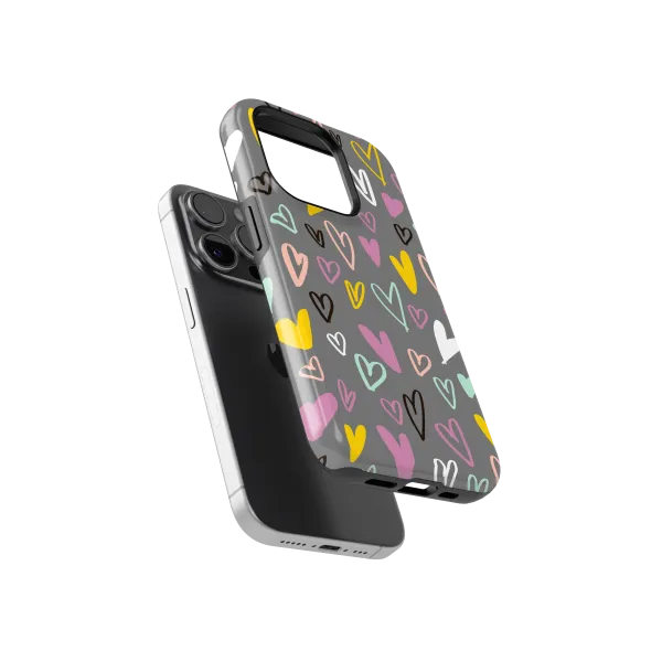 Dynamic Love | Coque de téléphone 3D 2en1 Ultra-résistante