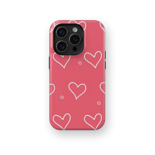 Simple Love | Coque de téléphone 3D 2en1 Ultra-résistante