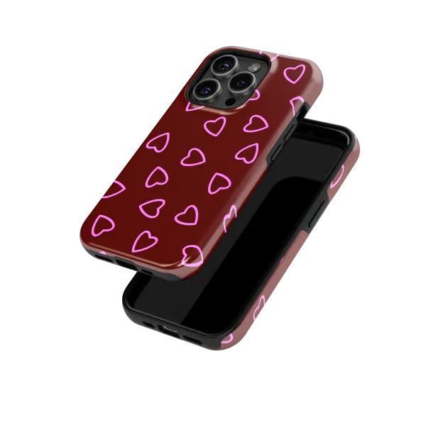 Heart Cake | Coque de téléphone 3D 2en1 Ultra-résistante