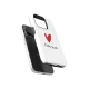 Signature Love - White | Coque de téléphone 3D 2en1 Ultra-résistante