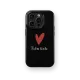 Signature Love - Black | Coque de téléphone 3D 2en1 Ultra-résistante