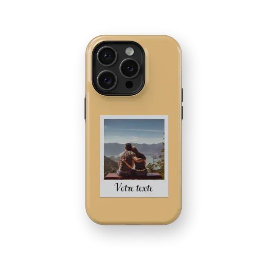 Polaroid Moments - Yellow | Coque de téléphone 3D 2en1 Ultra-résistante